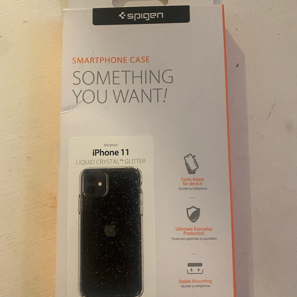 iPhone 11 glitter case